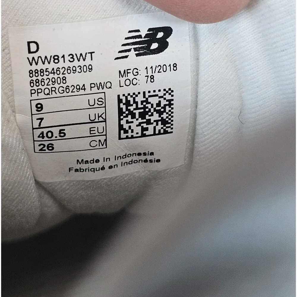 New Balance notice slightly